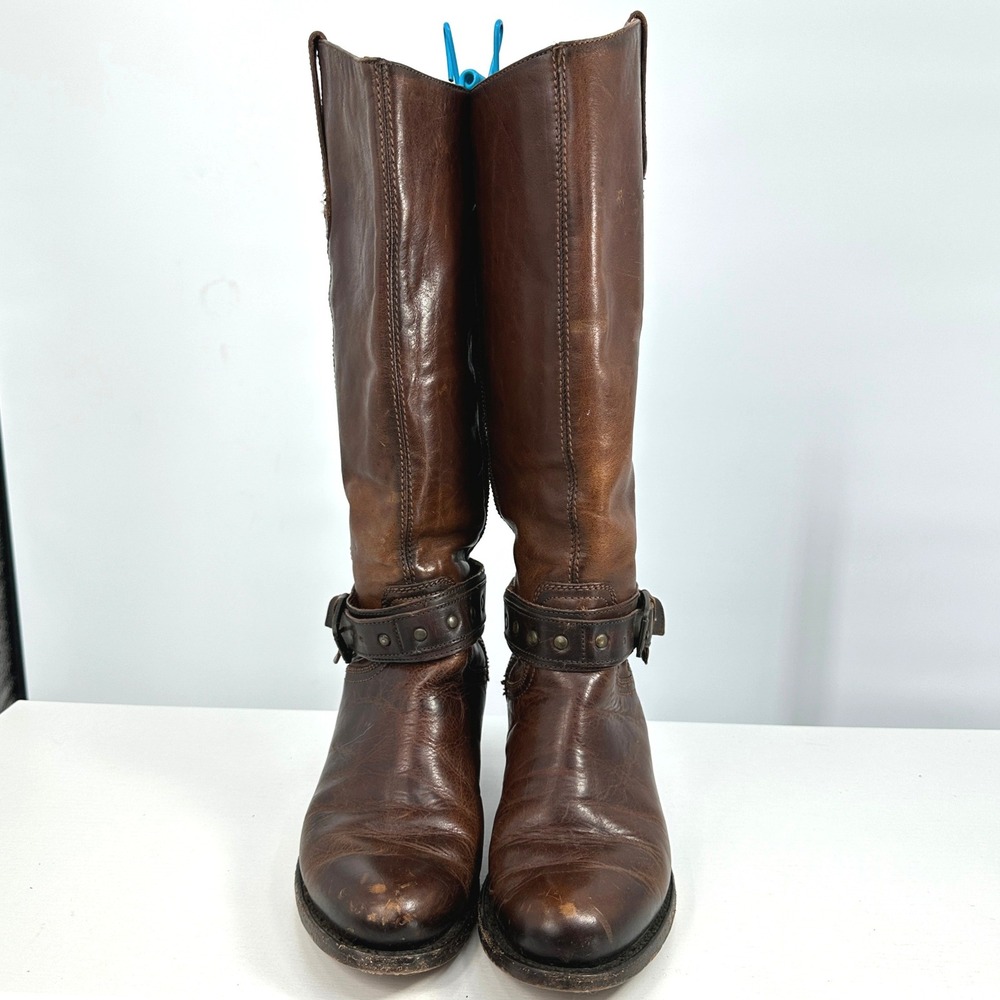 Rio Grande Leather Western Boots MX 23.5/US 6.5 (approx.) Brown Boho‎ Stagecoach